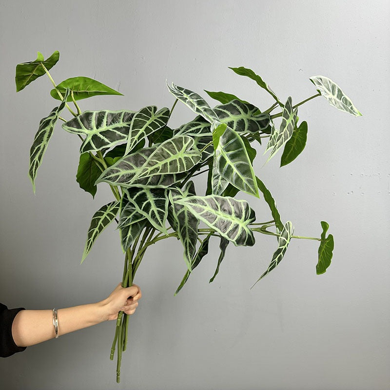 Planta artificial de begonia en arbusto, 71 cm de altura, decoración de plástico para exteriores e interiores