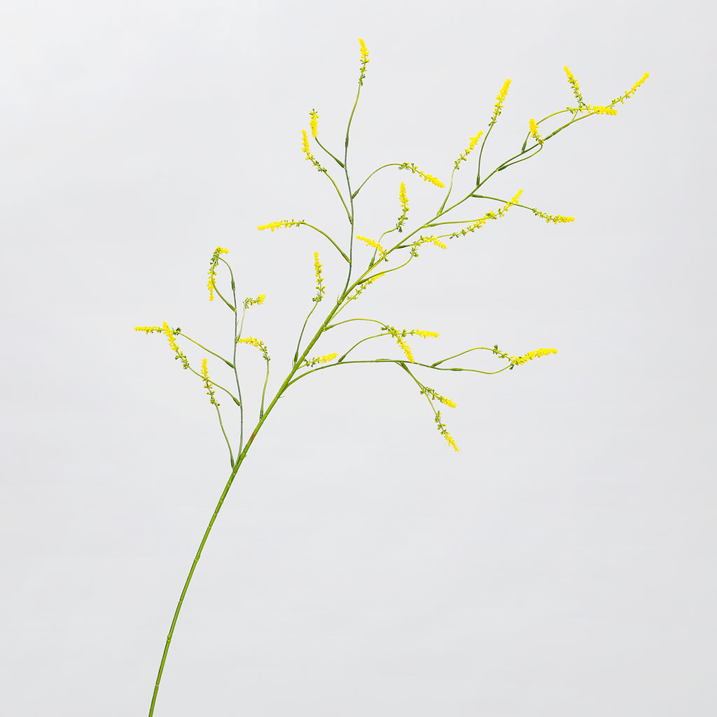 Planta artificial de lavanda y persicaria, tallo largo de 123 cm, decoración moderna para bodas y hogar