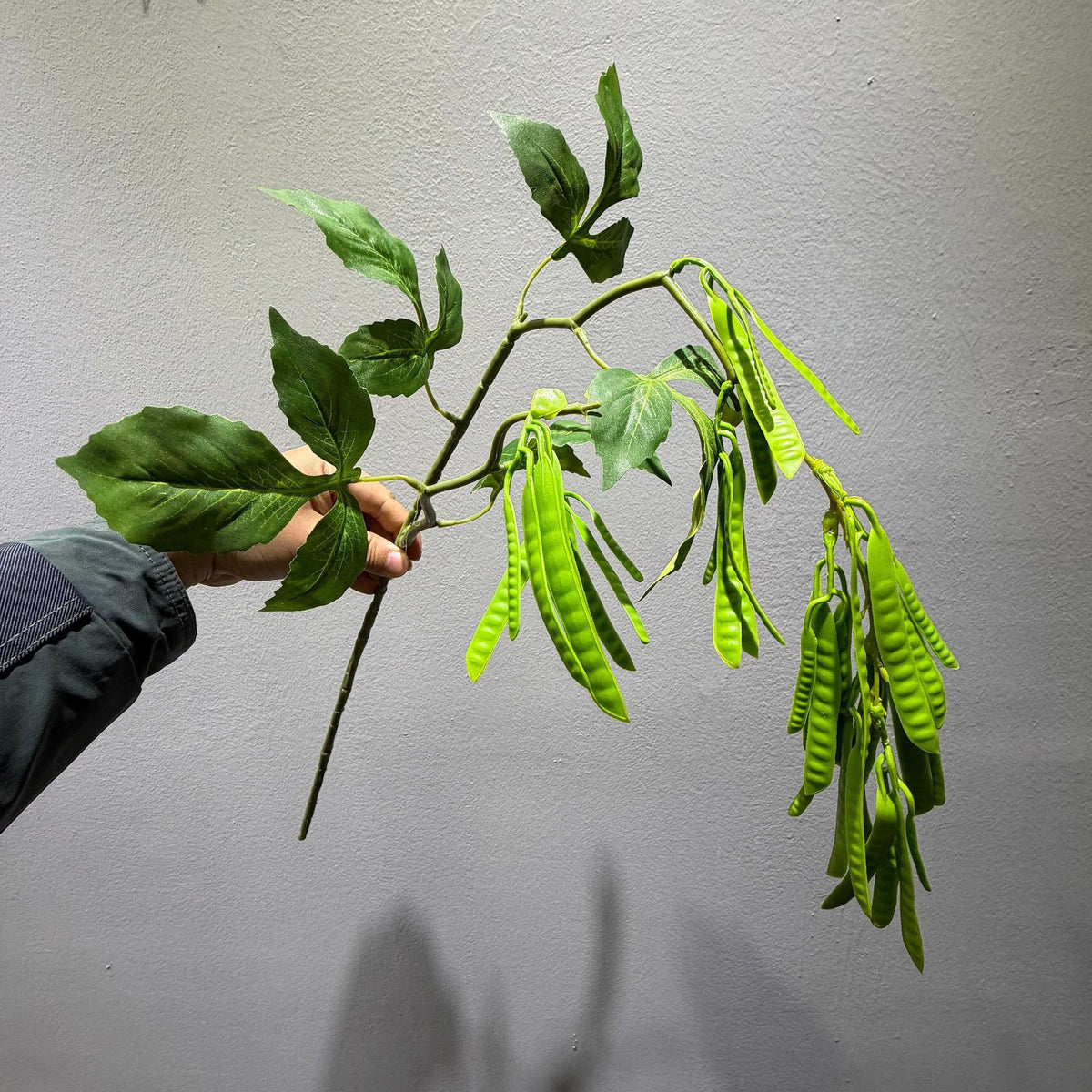 Arbusto de Guisantes Artificial, Planta Decorativa de Plástico para Interior y Exterior, Bodas, Escaparates y Hogar