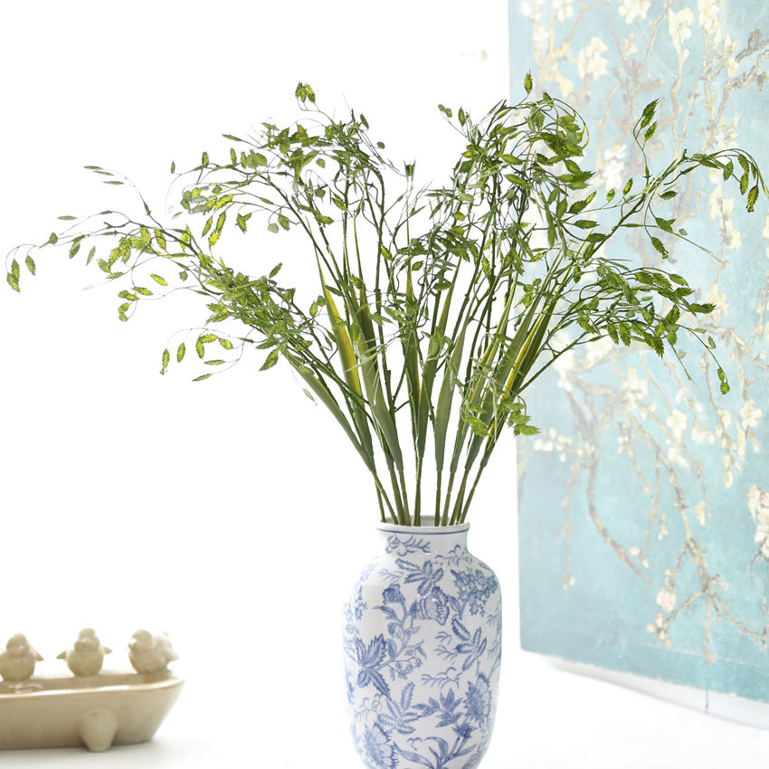 Rama de Hierba Artificial, 2 Ramitas de Hierba de la Esperanza, 80 cm, Decoración Hogar u Oficina