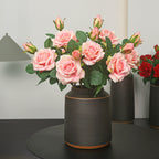 Rosas artificiales con tacto real de 18.5" para bodas y eventos