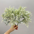Planta Artificial Cuerno de Alce (Platycerium), Un Ramo Tipo Bush de Plástico PE/PVC, Estilo Moderno, para Hogar, Bodas y Fiestas