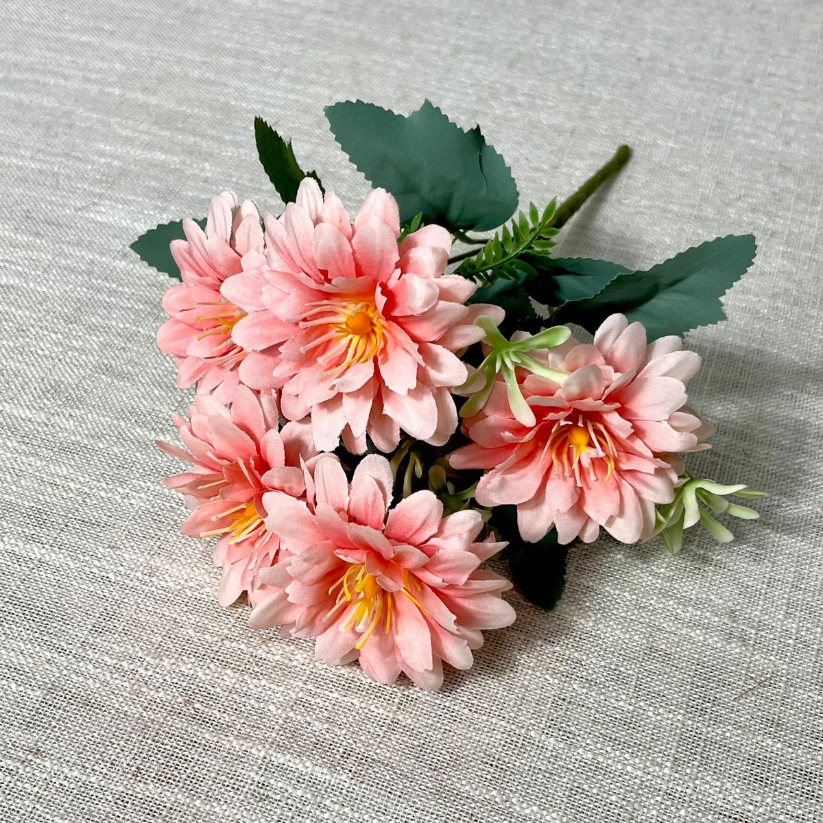 Ramo de Cosmos Artificial con 5 Cabezas de Flor, Tela de Seda Sintética, Estilo Campestre para Boda y Hogar