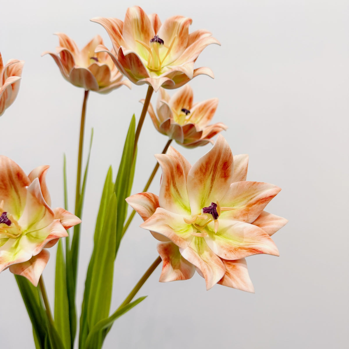 Tulipán artificial de 69 cm, decoración floral moderna para hogar, bodas y oficinas, estilo minimalista
