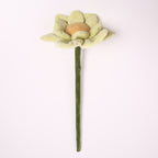 Loto artificial de felpa, tallo flexible, 42 cm, decoración moderna para hogar y regalos