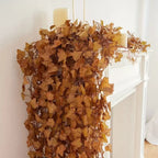 Guirnalda de Hojas de Arce Otoñal Artificial, Enredadera de Tela con 72 Hojas, 220 cm, para Decoración Otoño y Hogar