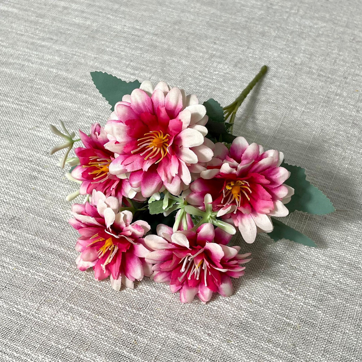 Ramo de Cosmos Artificial con 5 Cabezas de Flor, Tela de Seda Sintética, Estilo Campestre para Boda y Hogar