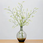 Planta artificial de lavanda y persicaria, tallo largo de 123 cm, decoración moderna para bodas y hogar
