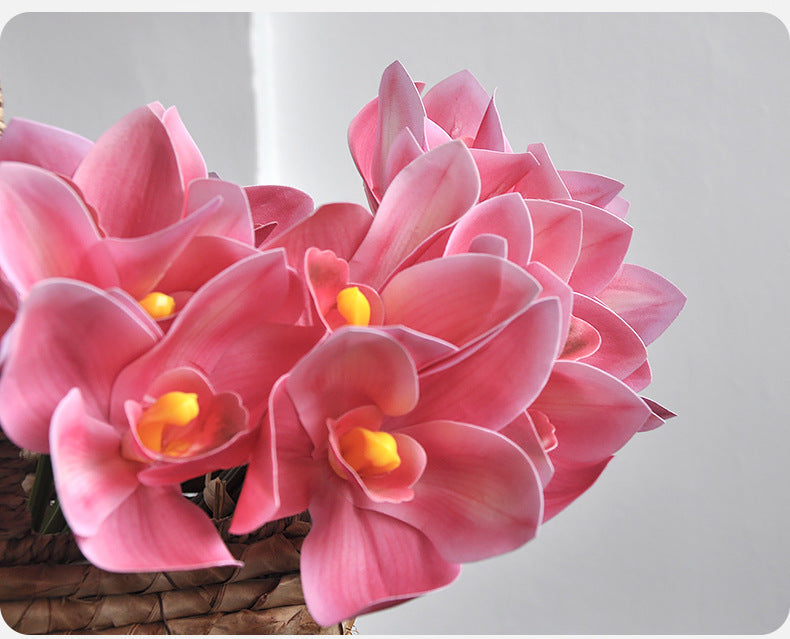 Orquídeas artificiales con tacto real de 10" para bodas y eventos