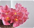 Orquídeas artificiales con tacto real de 10" para bodas y eventos