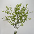 Planta Artificial Helecho Persa, Arbusto de Helechos con Hojas de Goma Blanda, Interior y Exterior