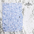 Hortensias artificiales con resistencia a los rayos UV para jardín, balcón y terraza - Case of 3 packs (total of 12 wall mat panels) Burdeos
