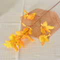 Hoja de Arce Artificial para Decoración Navideña, 70 cm, Tela de Poliéster, Sin Maceta
