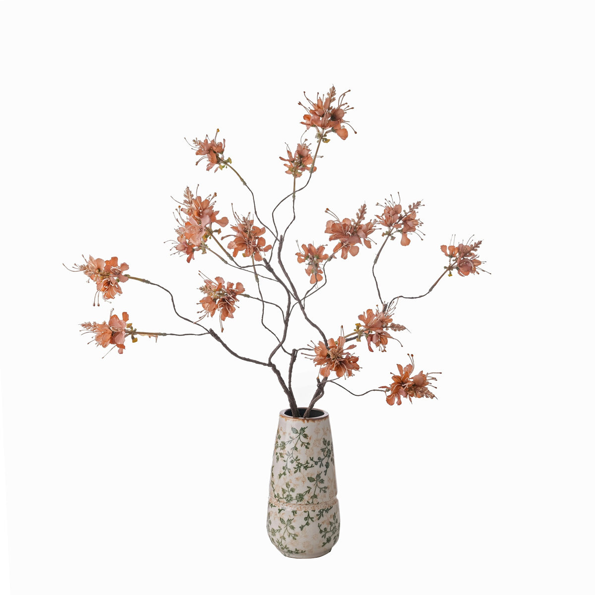 Planta Artificial Cleome (Flor Araña), Ramo con Varias Ramas, para Bodas, Hoteles y Decoración del Hogar