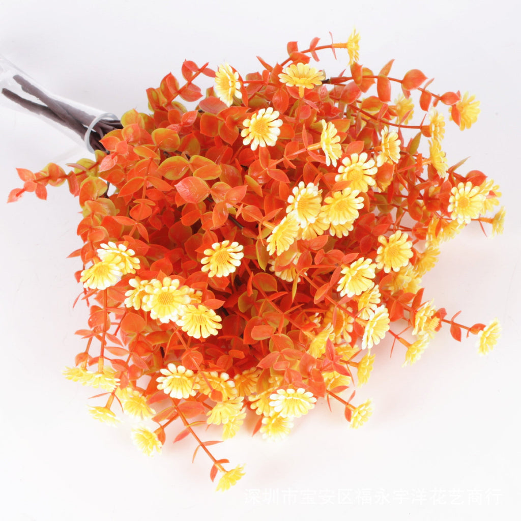 Margaritas artificiales con resistencia a los rayos UV de 14" x 8" para jardín, balcón y terraza