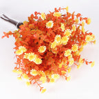 Margaritas artificiales con resistencia a los rayos UV de 14" x 8" para jardín, balcón y terraza