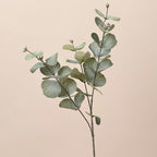 Rama de Eucalipto Artificial de Plástico, Ramo de 1 Pieza con Ramas Doblables, Decoración de Hogar, Bodas y Escaparates