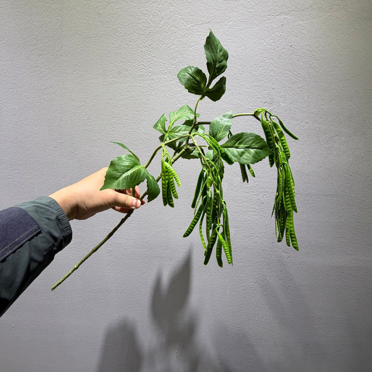Arbusto de Guisantes Artificial, Planta Decorativa de Plástico para Interior y Exterior, Bodas, Escaparates y Hogar