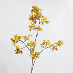 Rama artificial de campanillas con hojas de nandina, arbusto de 1 pieza en degradado otoñal, para salón, hotel o escaparate