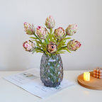 Flores artificiales de 22" para bodas y eventos - Azul