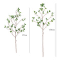 Rama Artificial de Hoja de Milán (Hoja de Ficus), Tallo Único, Efecto Natural, Estilo Nórdico, para Hogar, Oficina y Eventos