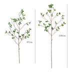 Rama Artificial de Hoja de Milán (Hoja de Ficus), Tallo Único, Efecto Natural, Estilo Nórdico, para Hogar, Oficina y Eventos