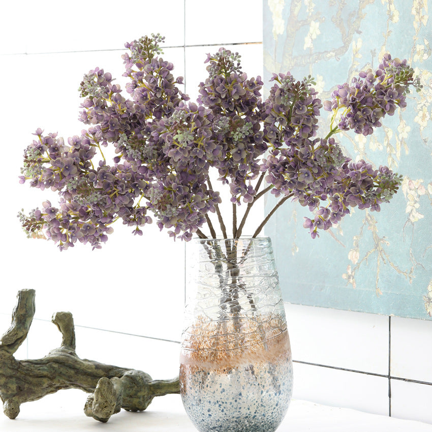Tallos artificiales con tacto real de 25" para bodas y eventos - Morado