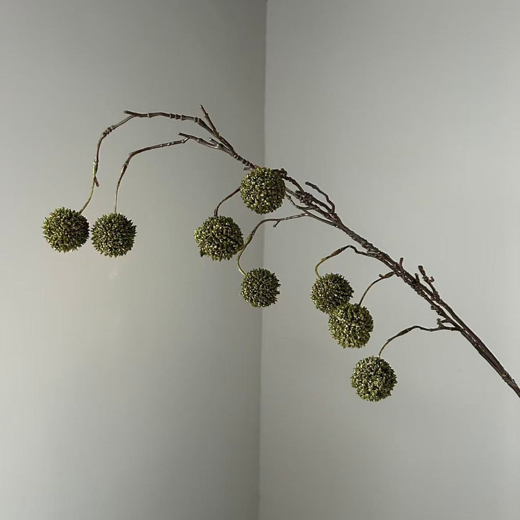 Ramo de Bayas Silvestres Artificiales con 8 Cabezas, Planta Decorativa de Plástico, para Bodas, Hoteles y Escaparates