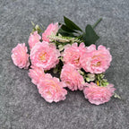 Hibiscos artificiales para arreglos florales y proyectos DIY - Rosa