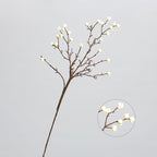 Rama decorativa con frutos de Sabicú, estilo retro, 62 cm, material de espuma, para interiores