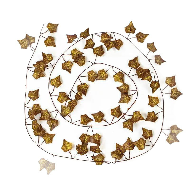 Guirnalda de Hojas de Arce Otoñal Artificial, Enredadera de Tela con 72 Hojas, 220 cm, para Decoración Otoño y Hogar