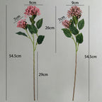 Arbusto de Frutos Silvestres Artificial con 2 Cabezas, Planta Decorativa de Plástico, Hogar, Bodas y Escaparates