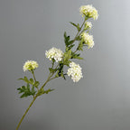 Ramita de Flores Artificiales de Hortensia de Madera, 85 cm, 6 Cabezas, Decoración para Hogar, Bodas y Oficinas