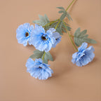Flores artificiales de 23" para bodas y eventos - Azul