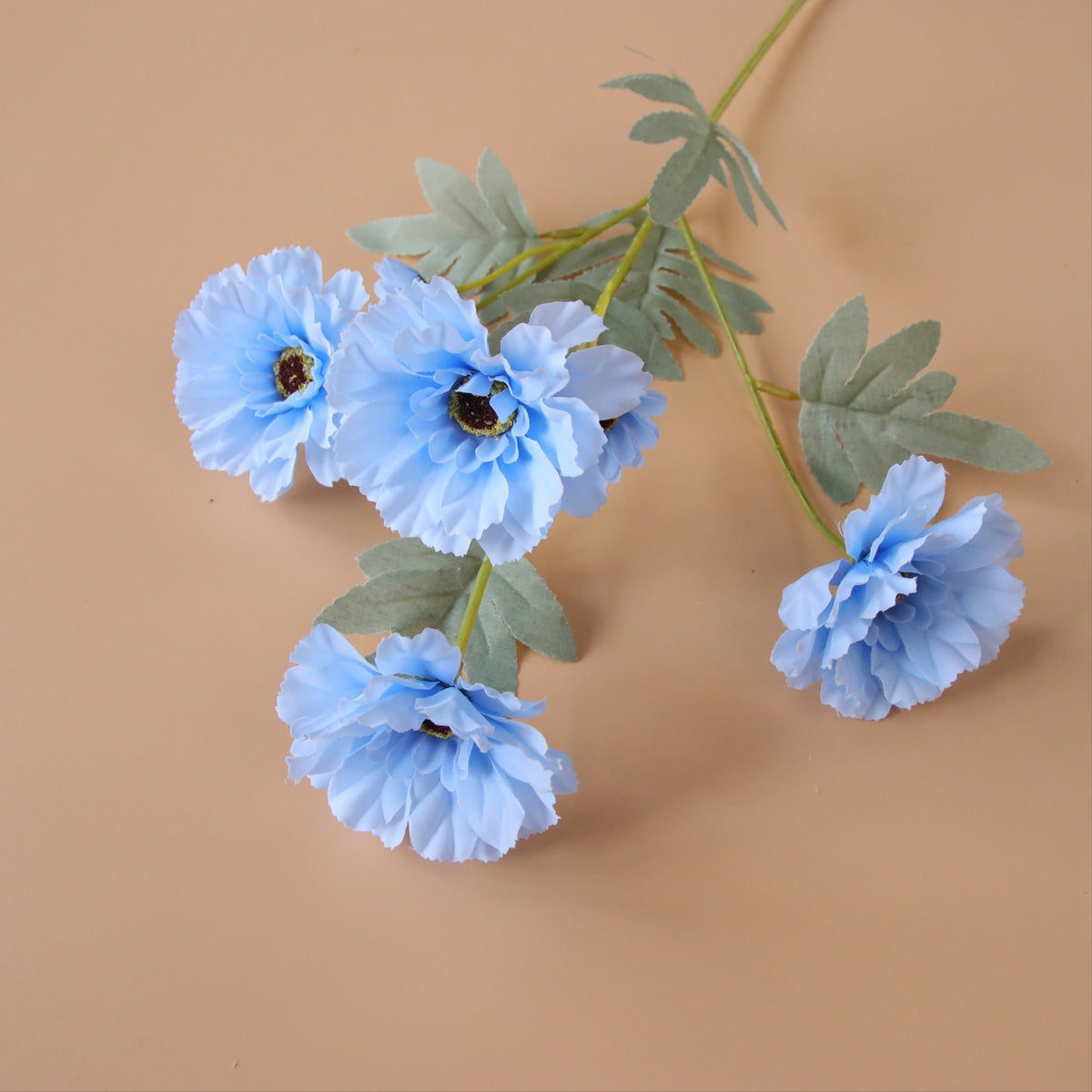 Flores artificiales de 23" para bodas y eventos - Azul