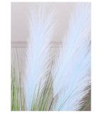 Pampas artificiales con resistencia a los rayos UV de 33" para jardín, balcón y terraza