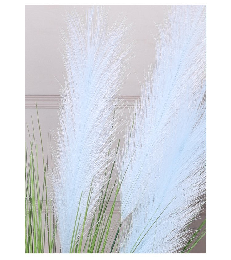 Pampas artificiales con resistencia a los rayos UV de 33" para jardín, balcón y terraza