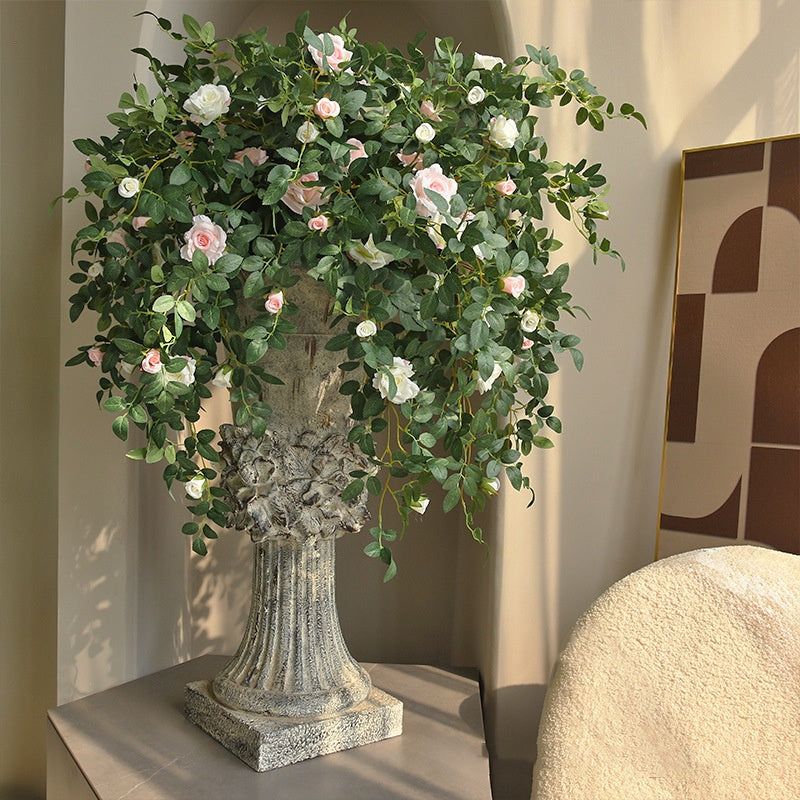Rosas artificiales de 20" para bodas y eventos - Rojo