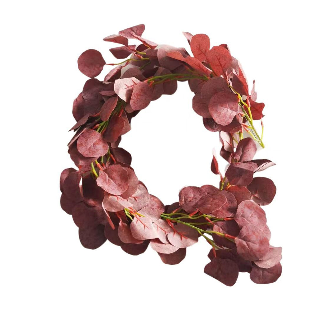 Planta artificial de eucalipto con 146 hojas, enredadera decorativa de 190 cm para bodas y hogar