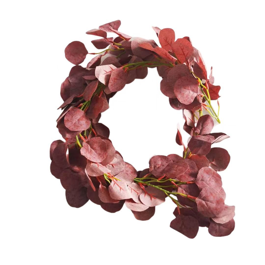 Planta artificial de eucalipto con 146 hojas, enredadera decorativa de 190 cm para bodas y hogar