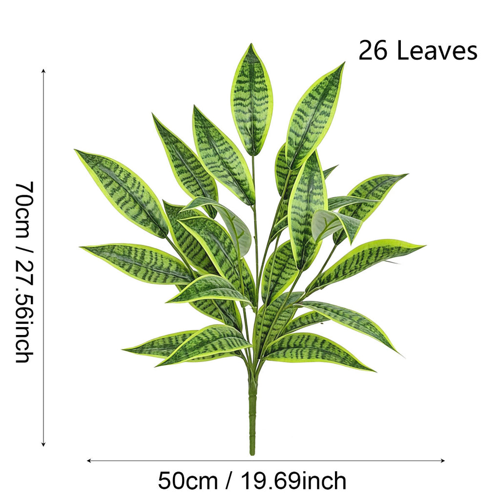 Planta artificial de Sansevieria, 63 cm, decoración moderna nórdica para hogar u oficina