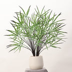Planta Artificial Aralia Elegantissima (Falsa Aralia) Verde, Arbusto 1 Pieza de Plástico, Decoración Nórdica para Casa, Oficina y Escaparate