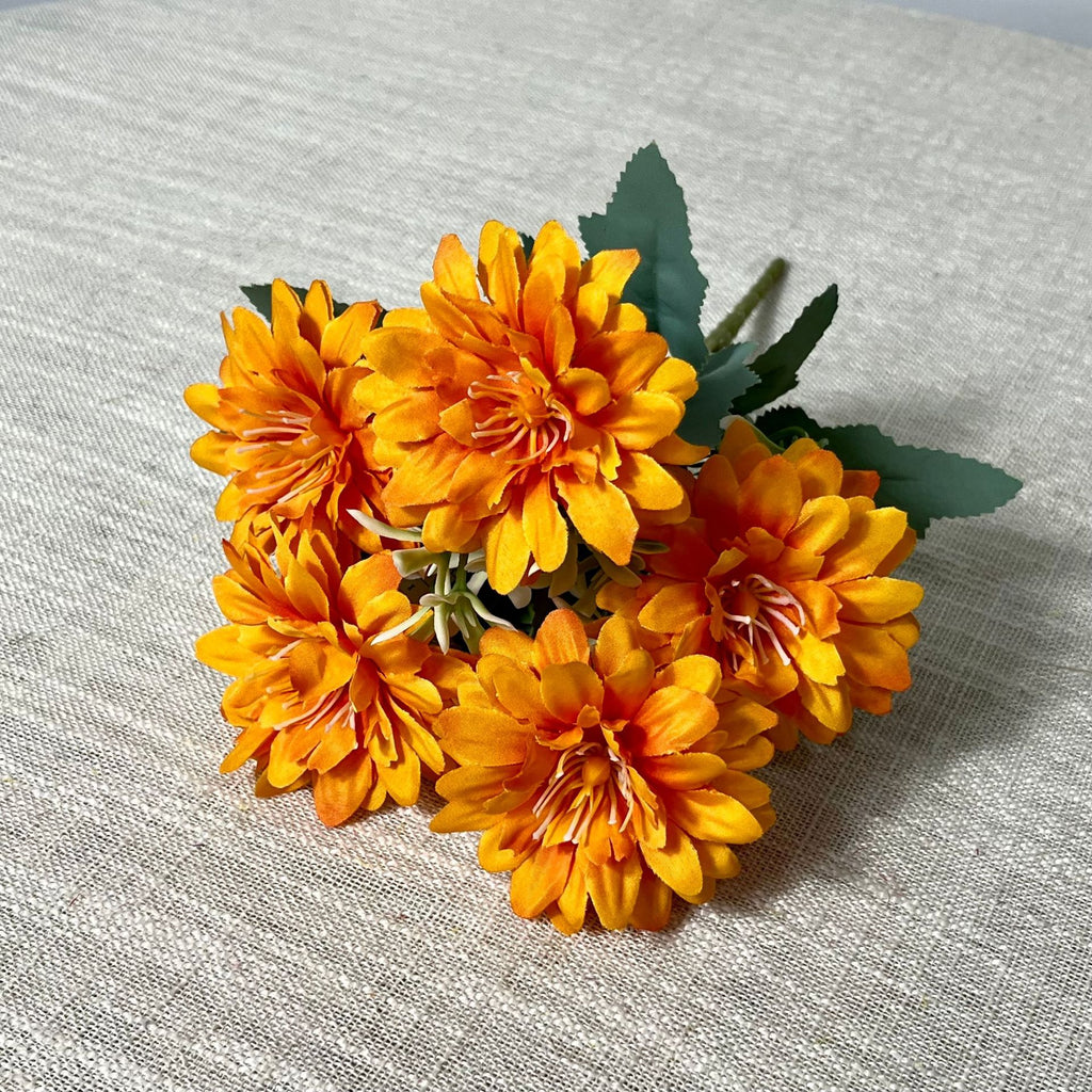 Ramo de Cosmos Artificial con 5 Cabezas de Flor, Tela de Seda Sintética, Estilo Campestre para Boda y Hogar