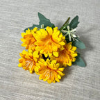 Ramo de Cosmos Artificial con 5 Cabezas de Flor, Tela de Seda Sintética, Estilo Campestre para Boda y Hogar