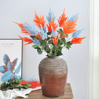 Planta artificial de loto azucena, tallo único con 3 flores, 103 cm, decoración de interior rustica y elegante