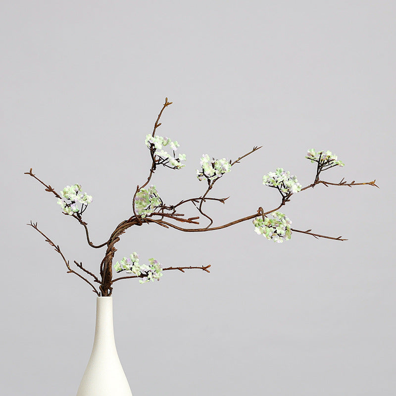 Rama de Flores de Cerezo Artificial, 87 cm, Decoración Interior Estilo Rural y Lujoso