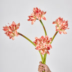 Flor Artificial Clivia, Decoración Elegante para Hogar y Eventos, Altura 56 cm