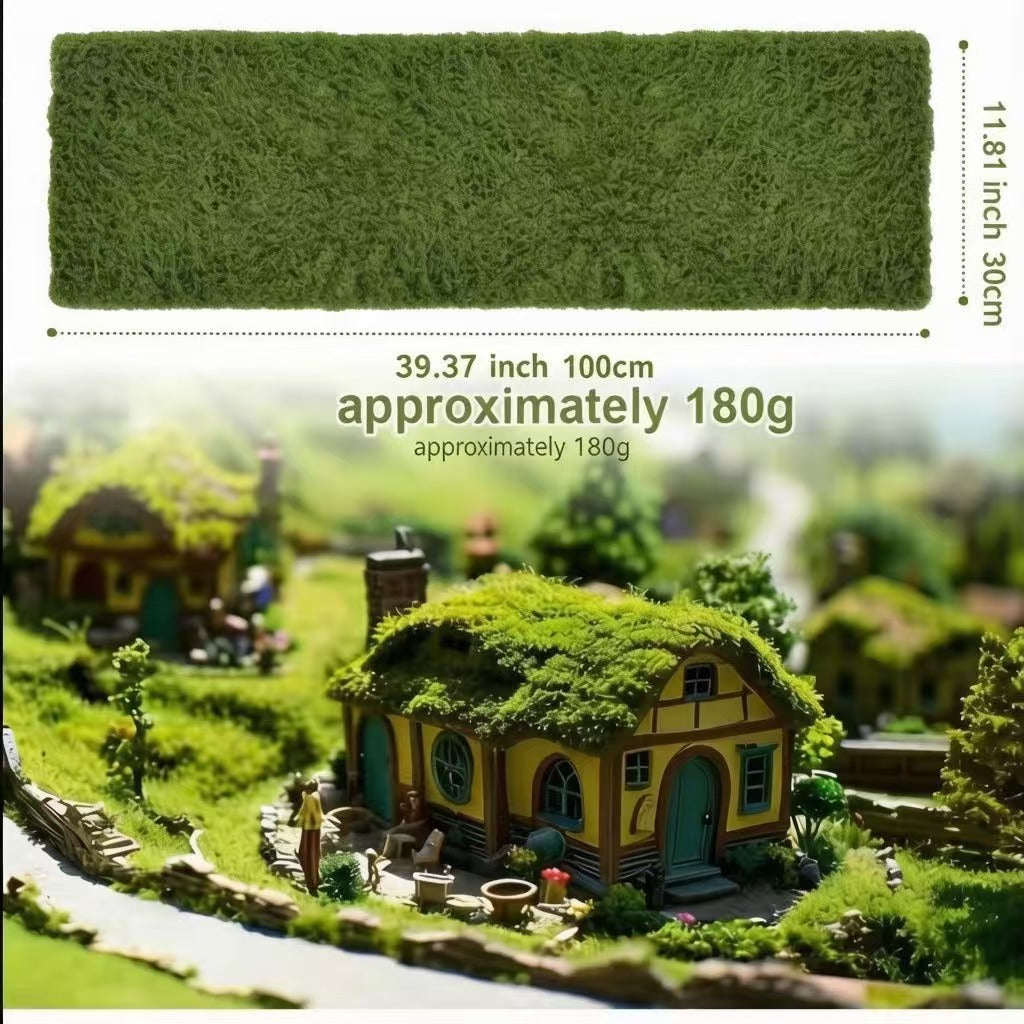 Césped Artificial de Musgo Decorativo, Alfombra de Musgo Sintético Estilo Nórdico, 1 Pieza, para Hogar, Tienda y Bodas