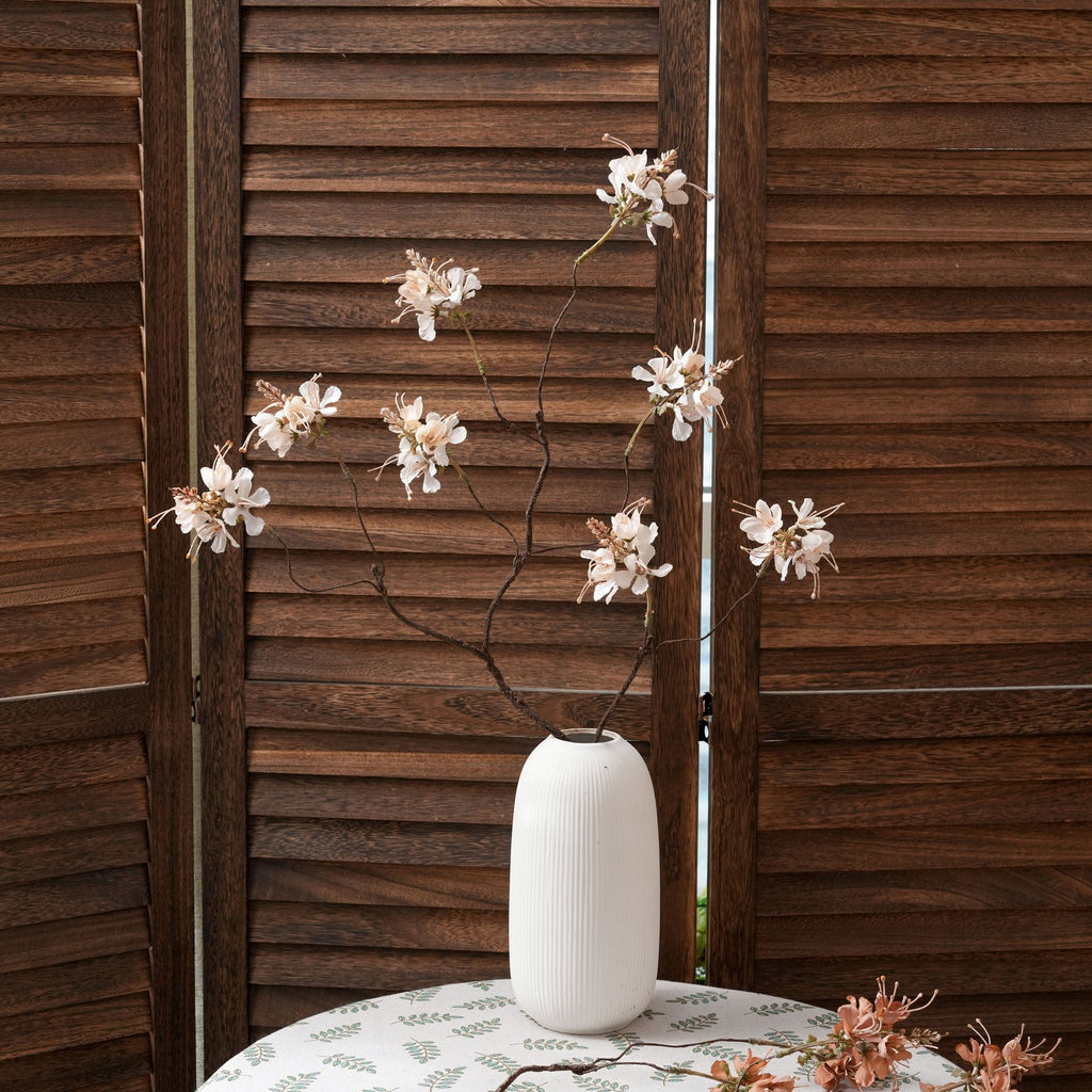 Planta Artificial Cleome (Flor Araña), Ramo con Varias Ramas, para Bodas, Hoteles y Decoración del Hogar