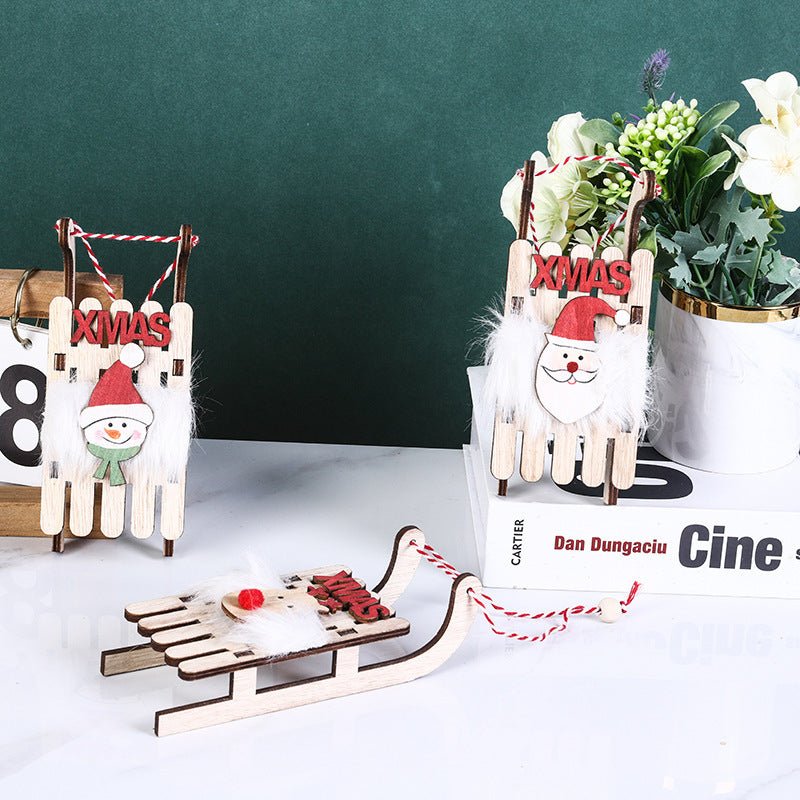 Adorno colgante artificial para decoración navideña - Elk